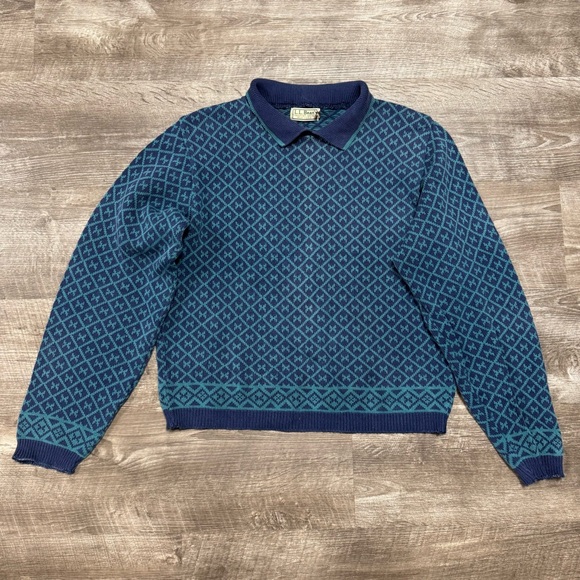 L.L. Bean Sweaters - LL Bean Vintage 100% Cotton Sweater Size Large